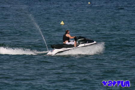 jetski en mer