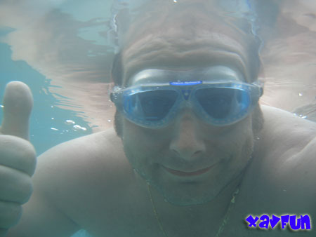 nage sous l'eau